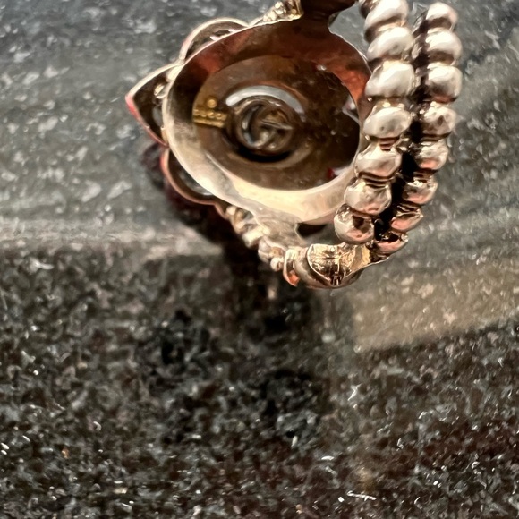 Gucci crystal flower ring size 14 - Picture 3 of 11